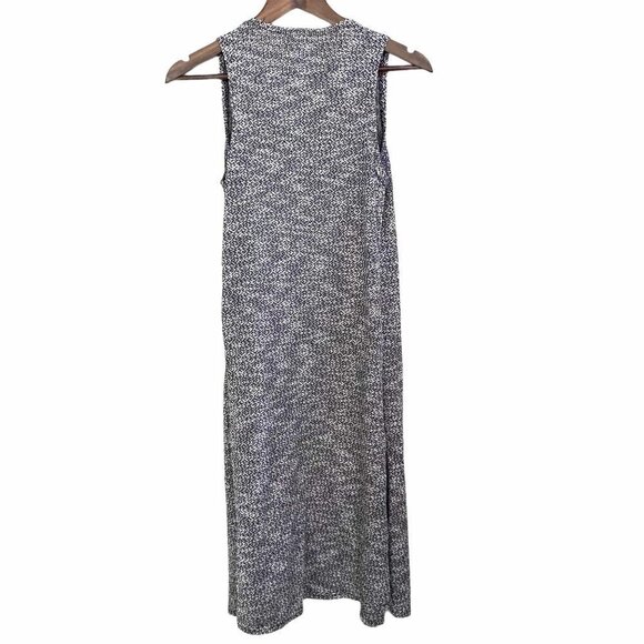 LulaRoe Women's Side Slit Marled Gray Knit Joy Long Line Duster Vest Size XS - Picture 6 of 6